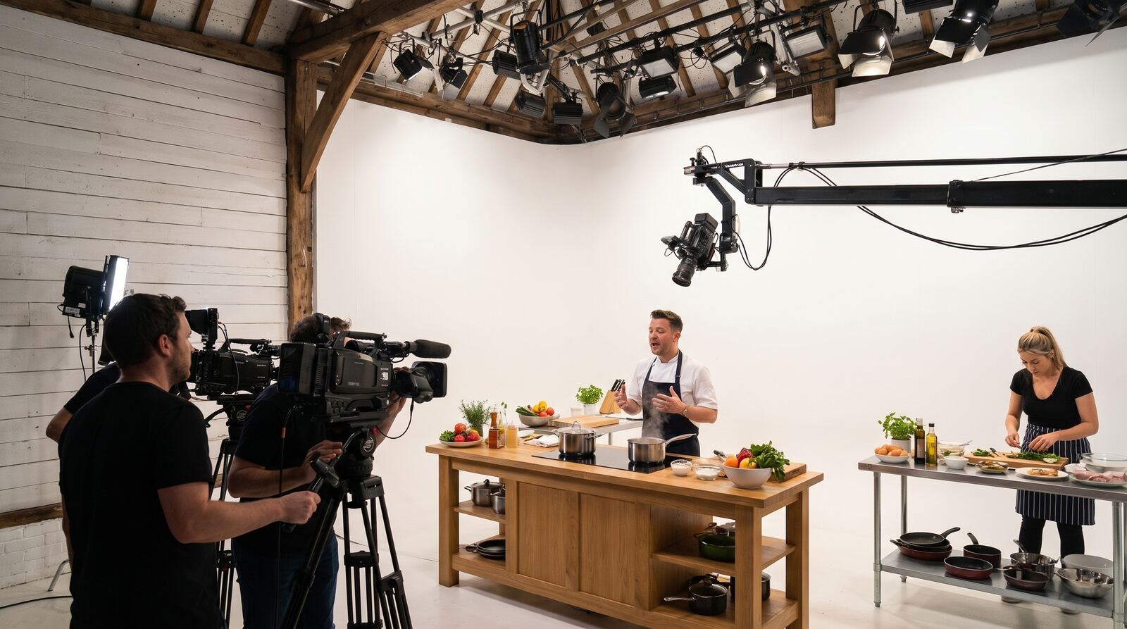Cooking show set