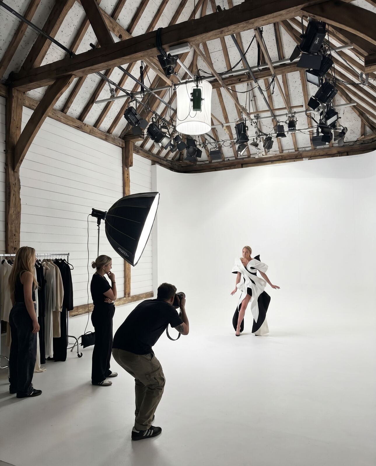 Fashion editorial on the cove