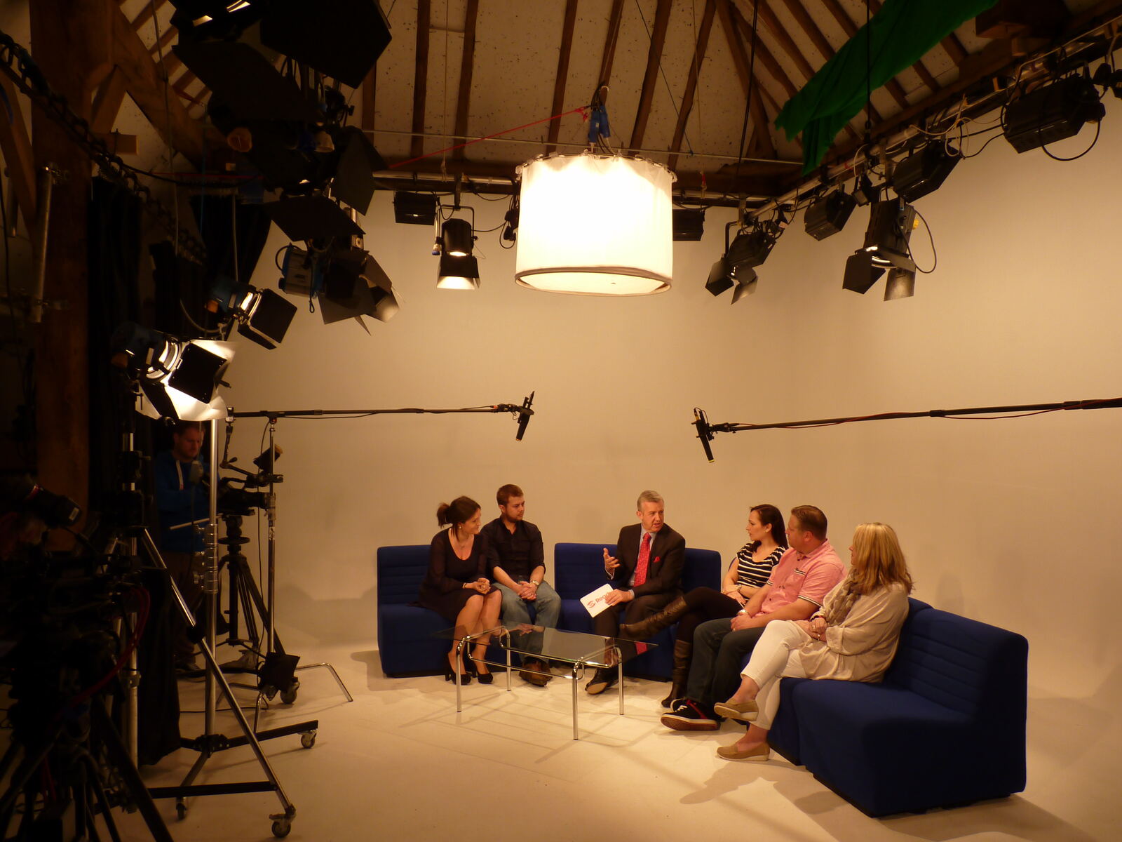 Panel discussion filmed live in the studio